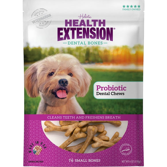 Health Extension Probiotic Dental Chews Small 14-pc 170g