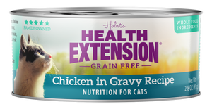 Health Extension Chicken Gravy Wet Cat Food 2.8oz