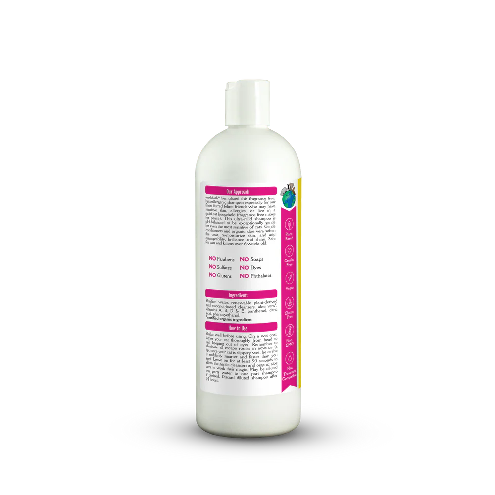 Earthbath Hypoallergenic Cat Shampoo 473ml