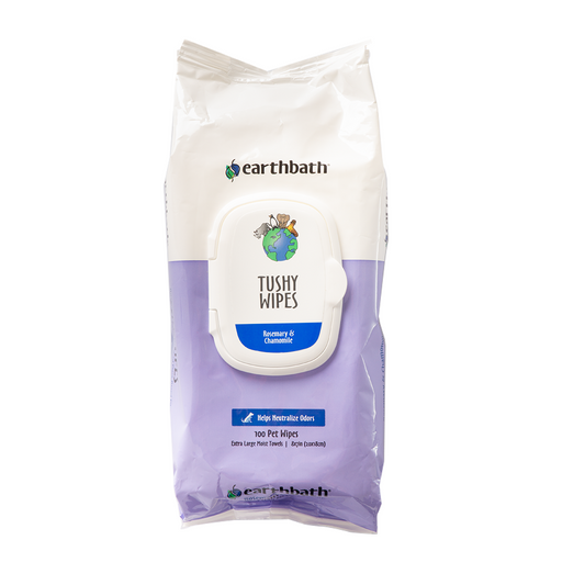 Earthbath Tushy Wipes Rosemary & Chamomile 100ct