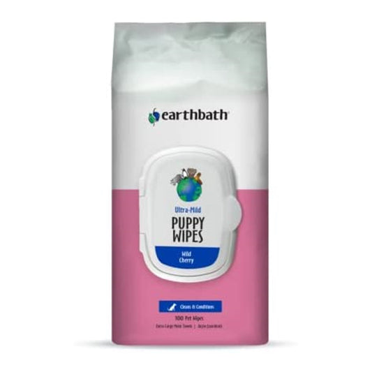 Earthbath Groom Wipes Wild Cherry 100 Ct