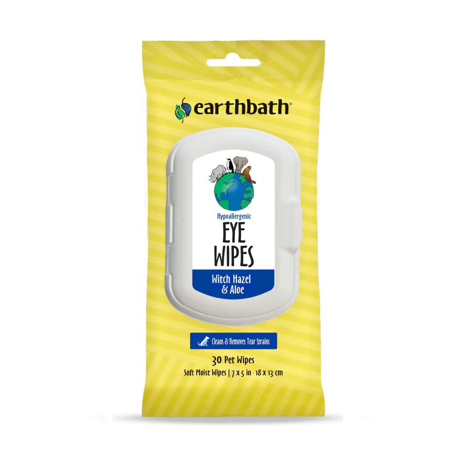 Earth Bath Eye Wipes 30 Pet Wipes