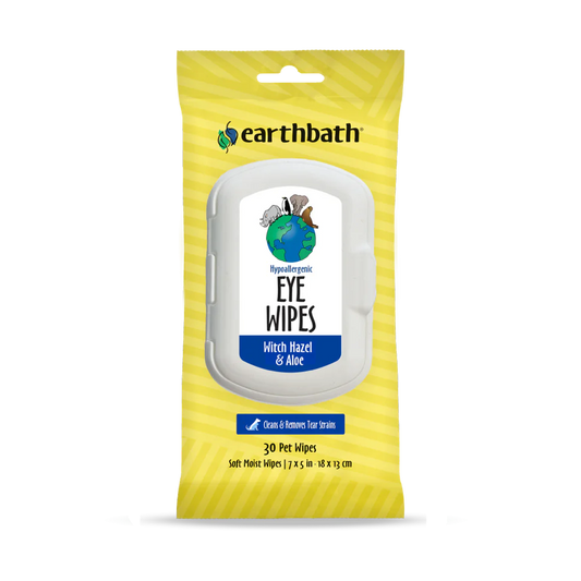 Earth Bath Eye Wipes 30 Pet Wipes