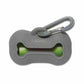 Messy Mutts Gray Silicone Wastebag Holder