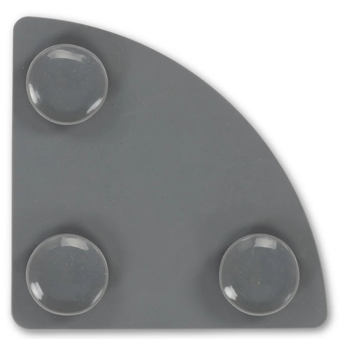 Messy Mutts Triangle Licking Mat Gray