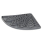 Messy Mutts Triangle Licking Mat Gray