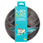 Messy Mutts Interactive Slow Feeder Mat Mountain Gray