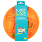 Messy Mutts Interactive Slow Feeder Mat Desert Orange