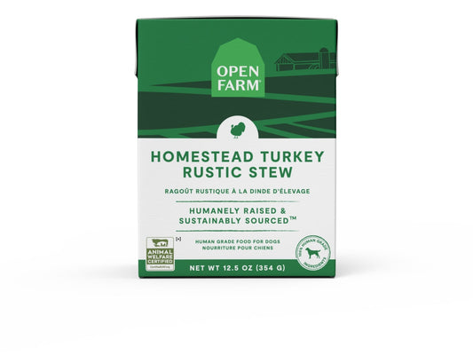 Open Farm Homestead Turkey Rustic Stew Wet Dog Food 354g