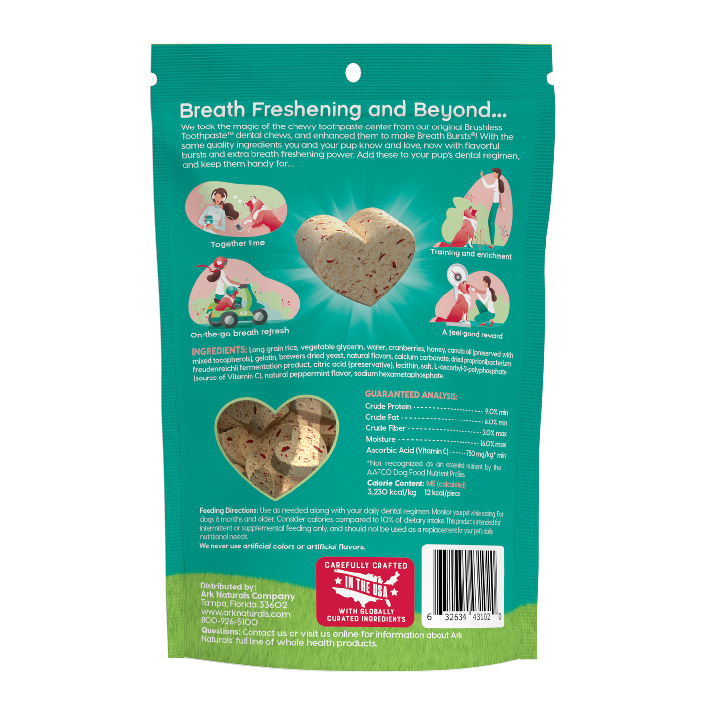 Ark Naturals Breath Bursts Peppermint Bits 113g