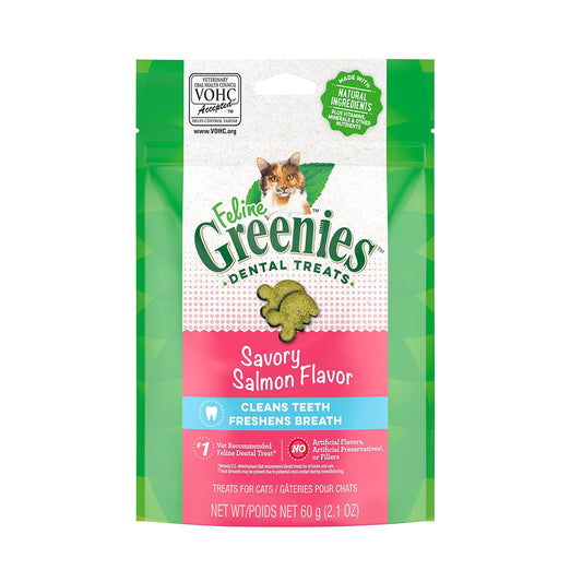 Greenies Dental Cat Treat Salmon 60g