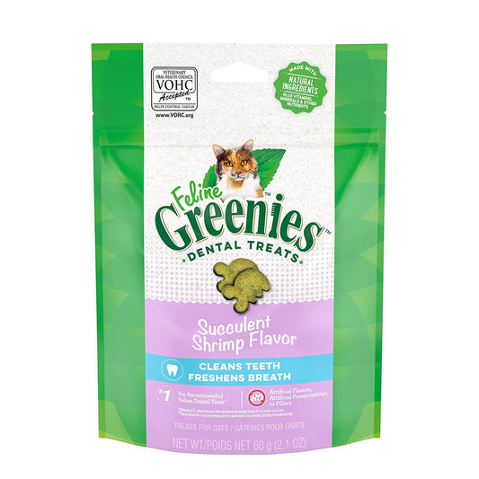 Greenies Dental Treats Succulent Shrimp Flavor 60g