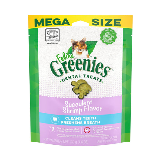 Greenies Dental Treats Succulent Shrimp Flavor 130g