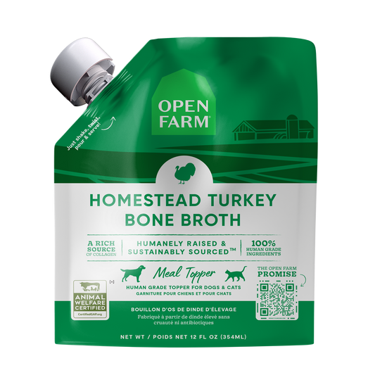 Open Farm Turkey Bone Broth 355ml