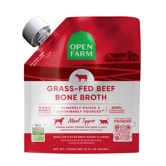 Open Farm Beef Bone Broth 355ml