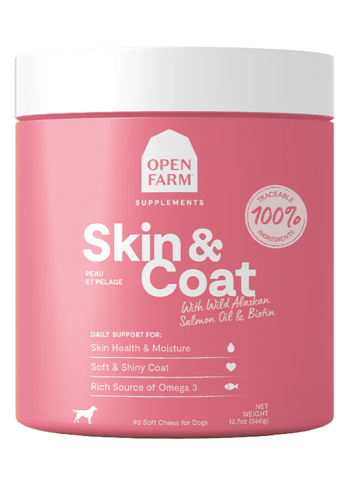 Open Farm Skin & Coat Chews 90 pcs 360g