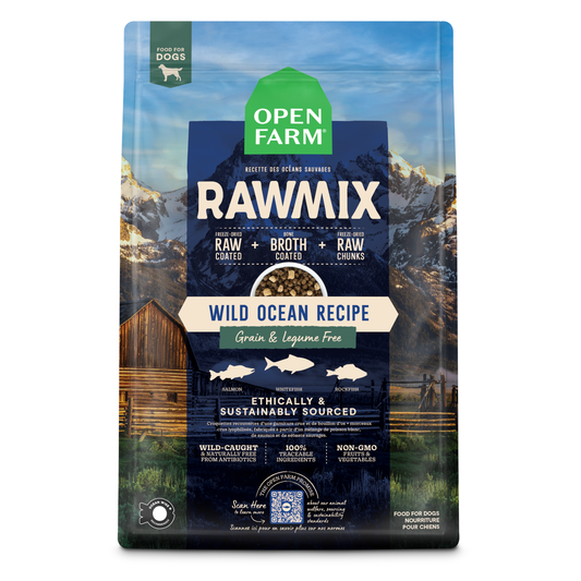 Open Farm Grain-free Rawmix Freeze-dried Raw Wild Ocean Recipe Dry Dog Food 1.58kg