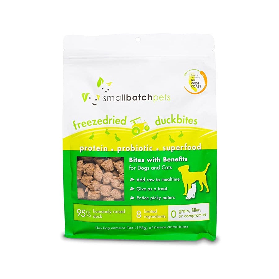 Small Batch Freeze-dried Bites Duck 7 oz