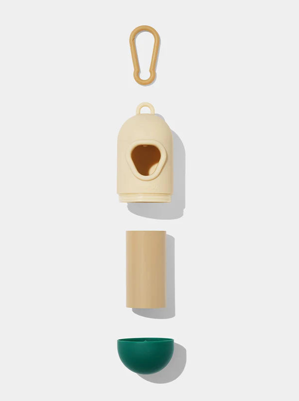 Vetreska Poop Bag and Dispenser with 7 Rolls Santal Forest