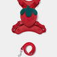 Vetreska Harness and Leash Backpack Set Strawberry Large