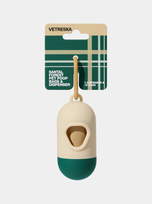 Vetreska Poop Bag and Dispenser Santal Forest