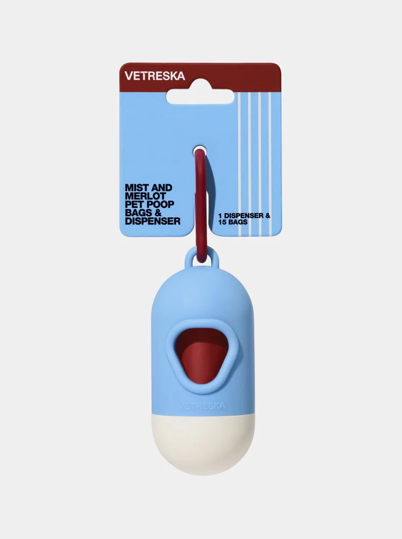 Vetreska Poop Bag and Dispenser Mist and Merlot