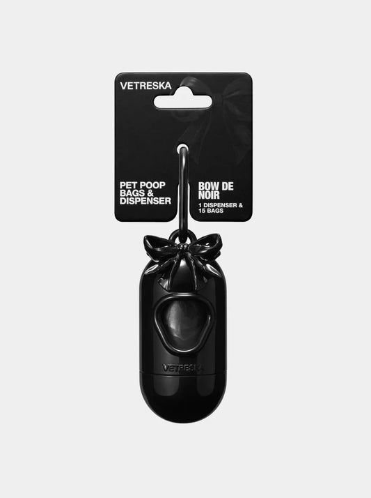 Vetreska Poop Bag and Dispenser Noir
