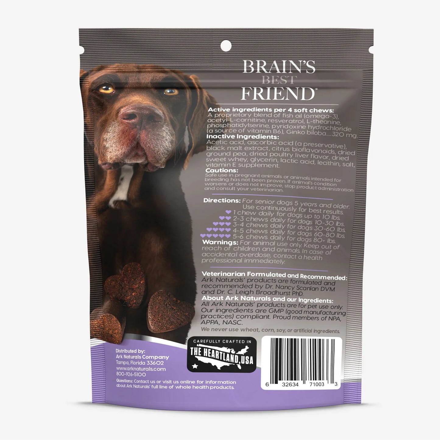 Ark Naturals Gray Muzzle Brain's Best Friend 90 chews