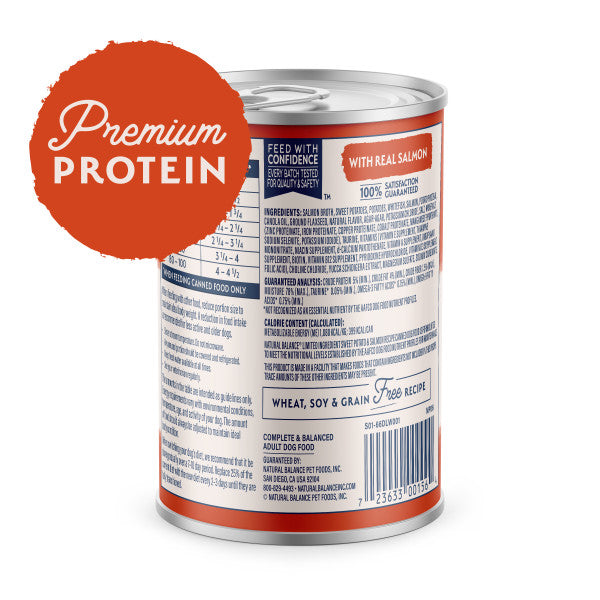 Natural Balance Limited Ingredient Diets Dog Food Sweet Potato & Fish Formula 369g