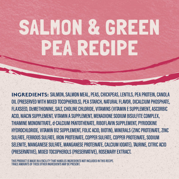 Natural Balance L.I.D. Limited Ingredient Diets Dry Cat Food Green Pea & Salmon Formula 4.54kg