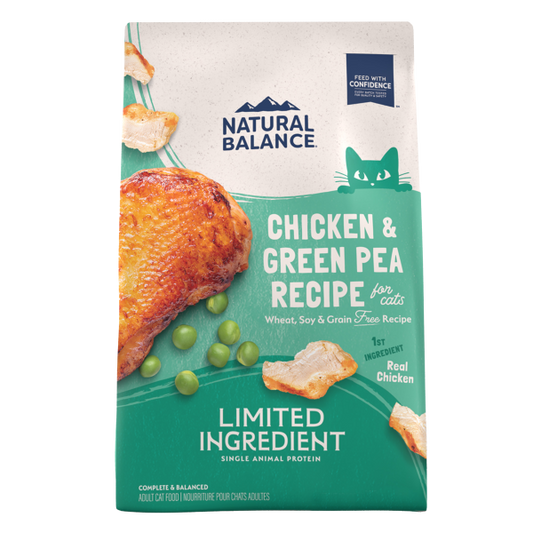 Natural Balance LID Green Pea & Chicken Formula Dry Cat Food 4.54 kg