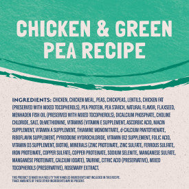 Natural Balance LID Green Pea & Chicken Formula Dry Cat Food 4.54 kg