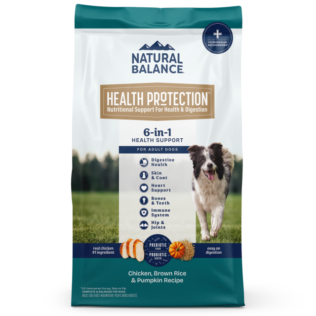 Natural Balance Health Protection Chicken, Brown Rice and Pumpkin Dry Dog Fod 1.8kg
