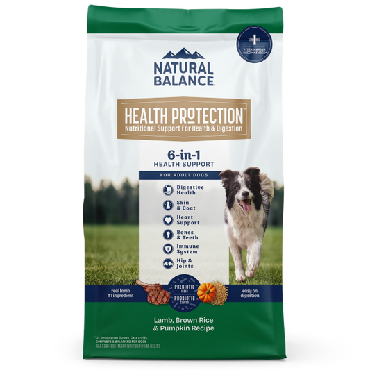 Natural Balance Health Protection Lamb, Brown Rice and Pumpkin Dry Dog Fod 1.8kg