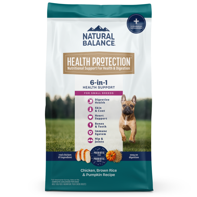Natural Balance Health Protection Small Breed Chicken, Brown Rice and Pumpkin Recipe Dry Dog Food 5.4 kg