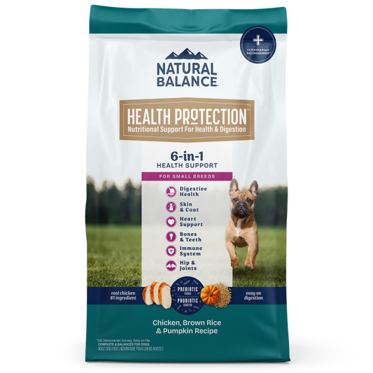 Natural Balance Health Protection Small Breed Chicken, Brown Rice and Pumpkin Recipe Dry Dog Food 5.4 kg