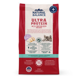 Natural Balance Ultra Protein Chicken & Chicken Meal Kitten Recipe with Organs Dry Cat Food 1.36kg