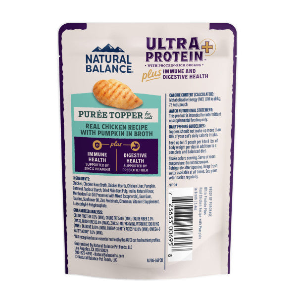 Natural Balance Ultra Protein Plus Immune and Digestive Health Wet Cat Food 68g