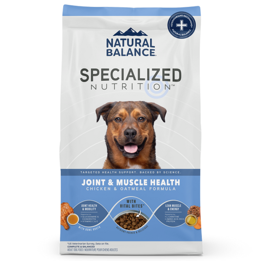 Natural Balance Specialized Nutrition Joint & Muscle Health Chicken & Oatmeal Formula Dry Dog Food 1.5kg