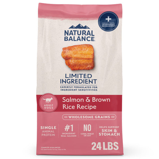 Natural Balance LID Salmon & Brown Rice Dry Dog Food 10.9 kg