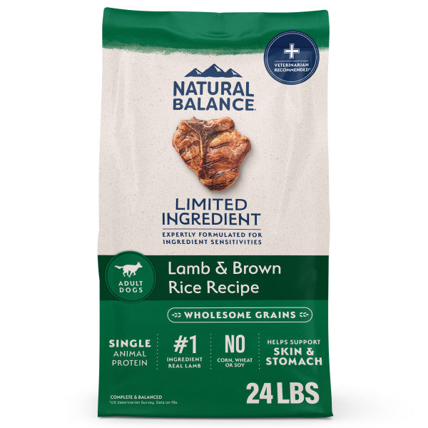 Natural Balance L.I.D. Lamb & Brown Rice Dry Dog Food 10.9kg