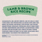 Natural Balance Canned Dog Food Limited Ingredient Diet Lamb & Brown Rice 369g