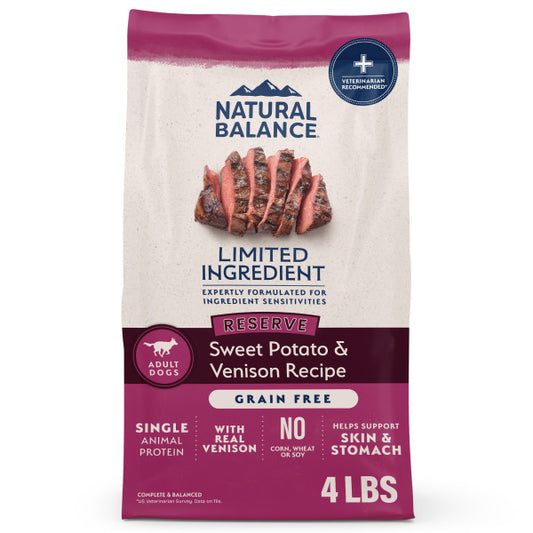 Natural Balance LID Sweet Potato & Venison Dry Dog Food 1.8 kg