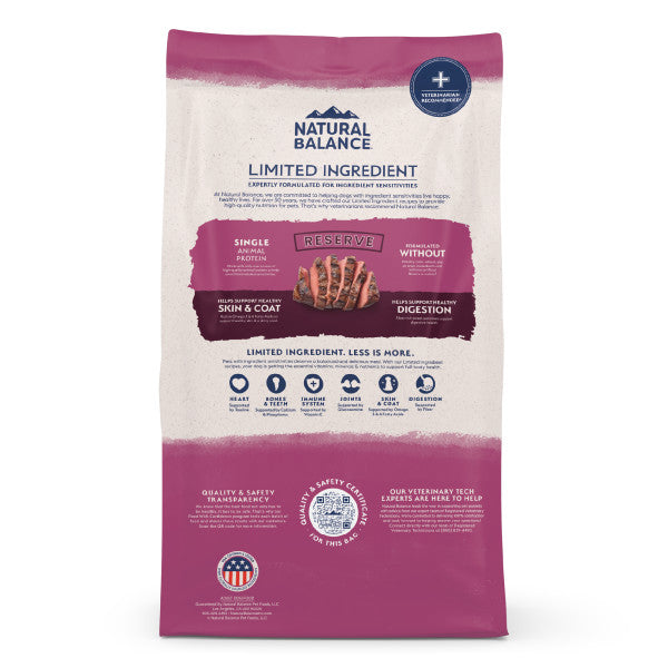 Natural Balance LID Sweet Potato & Venison Dry Dog Food 1.8 kg