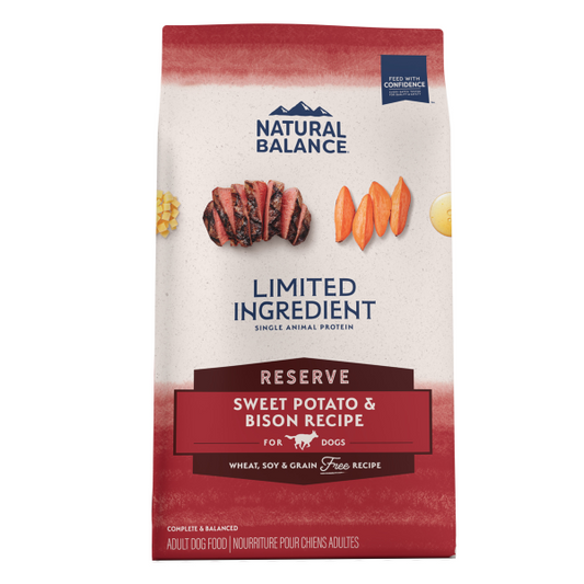 Natural Balance Dry Dog Food Lid Sweet Potato & Bison 1.81kg