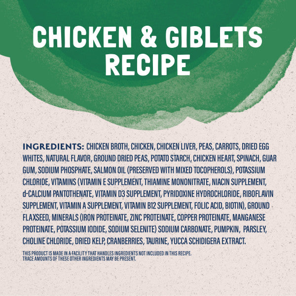 Natural Balance Platefulls Cat Food Chicken & Giblets Formula in Gravy 85g