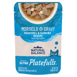 Natural Balance Platefulls Cat Food Indoor Mackerel & Sardine Formula in Gravy 3 oz