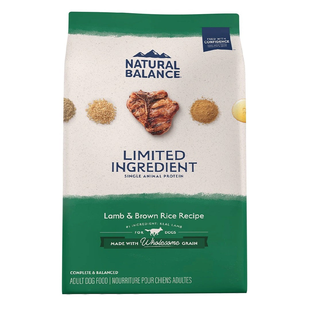 Natural Balance L.I.D. Lamb & Brown Rice Dry Dog Food 1.8kg