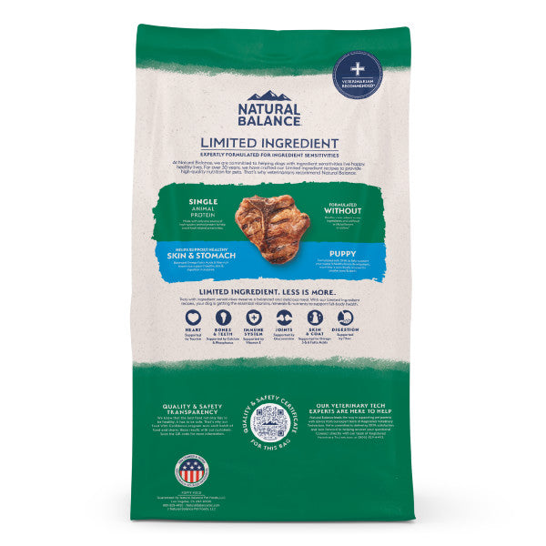 Natural Balance L.I.D. Lamb & Brown Rice Puppy Dry Dog Food 1.8kg