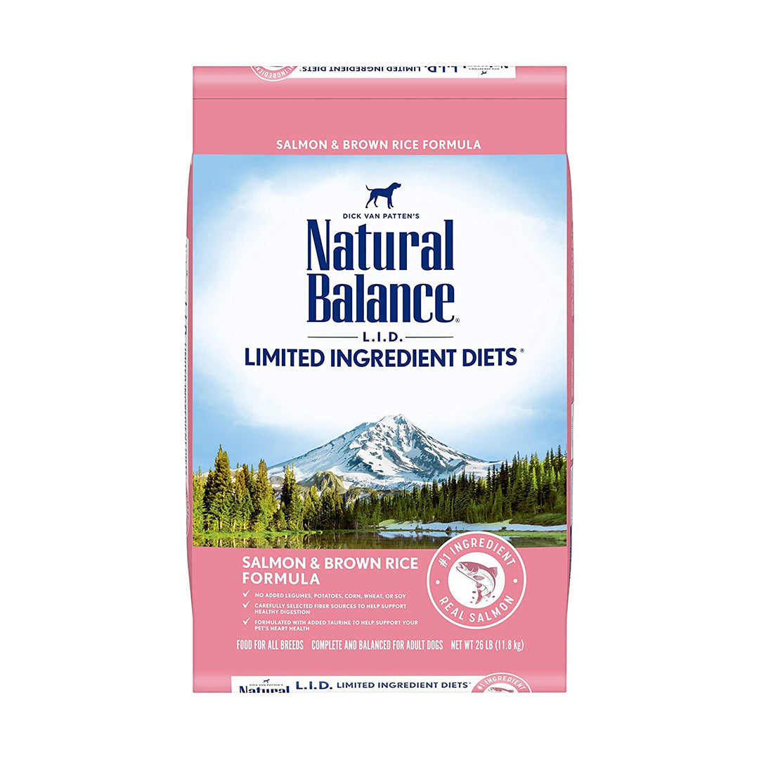 Natural Balance Dry Dog Food LID Puppy Salmon & Brown Rice 10.9kg